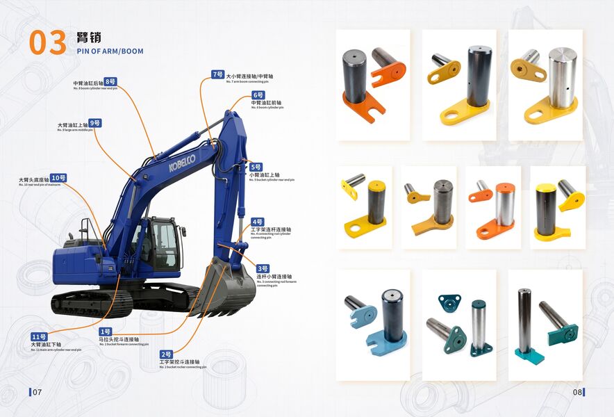 Excavator Bucket Pins