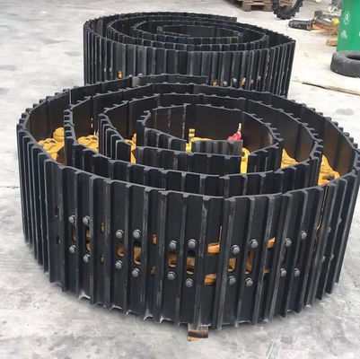 Black Triple Grouser Excavator Track Shoe For PC40-7 D155