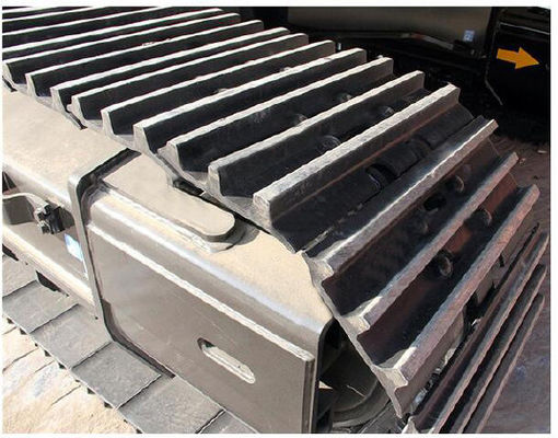 Forged Single grouser Excavator Track Shoe Pad Customized