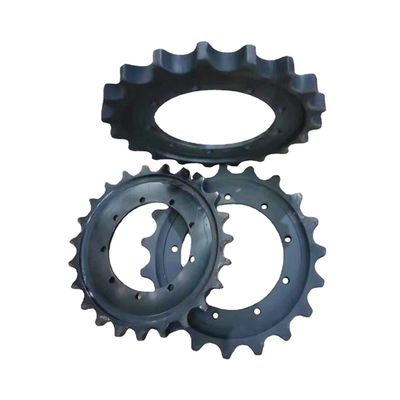 Double Chain Excavator Track Sprocket Chassis Spare Parts Custom