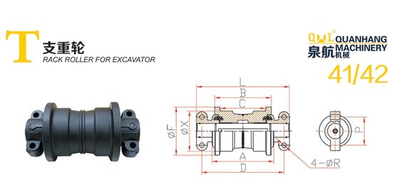 CAT 320/323 Excavator Hook Machine Mine Weighted Thickened Roller Bottom Wheel Sprocket Pulley