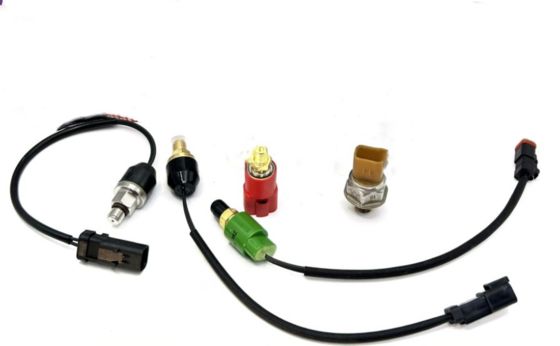 CAT C9 injector harness connector 191-7823, injector harness gasket 307-8428, injector harness connector lock 172-6062