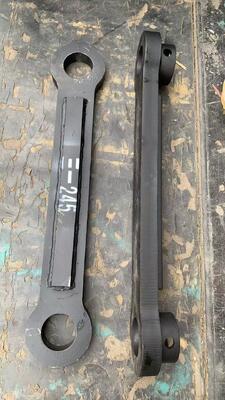 Sany SY245 excavator reinforced and strengthened bucket connecting rod, forged alloy steel H-type connecting rod, special anti-fracture accessory