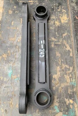 Sany SY245 excavator reinforced and strengthened bucket connecting rod, forged alloy steel H-type connecting rod, special anti-fracture accessory
