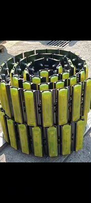 Excavator Track Chain Assembly with Rubber Plate, Track Chain with Pad Assembly for Undercarriage Parts