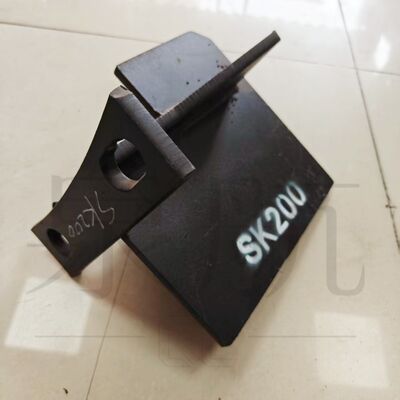 Excavator Mud Scraper Plate Wear Resistant Alloy Steel For Kobelco SK200 Series Excavator Chassis Mud Guard