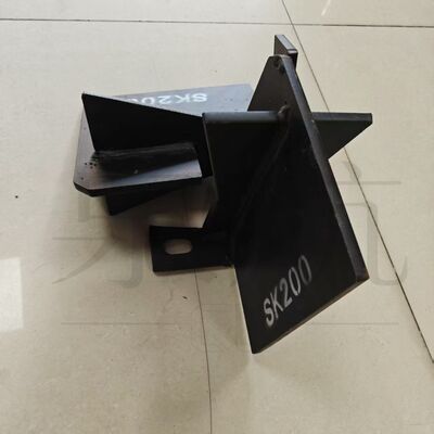 Excavator Mud Scraper Plate Wear Resistant Alloy Steel For Kobelco SK200 Series Excavator Chassis Mud Guard