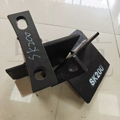 Excavator Mud Scraper Plate Wear Resistant Alloy Steel For Kobelco SK200 Series Excavator Chassis Mud Guard