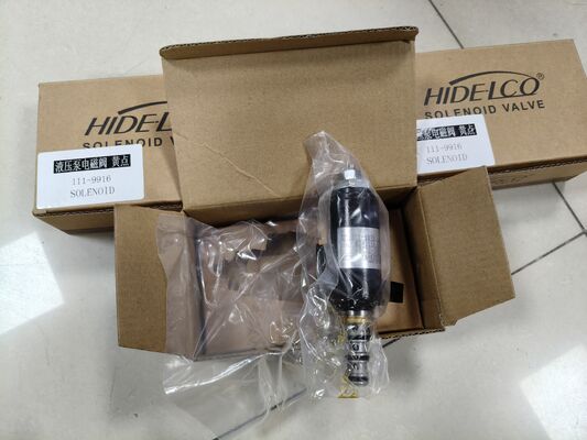 111-9916 KDRDE5K-31/40E30 Hydraulic Pump Solenoid Valve 24V Compatible with CAT Excavator 320B 320C 320D 336D 345D