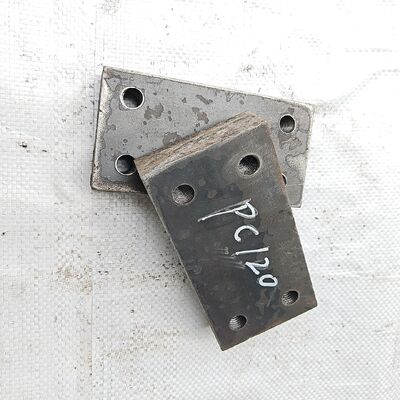 Flat base towing wheel seat made from high strength steel for stable operation and long term in construction and mining machinery