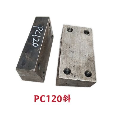 Precision CNC machined towing wheel seat for Komatsu PC120 PC1205 PC1206 excavators with accurate mounting holes for direct installation