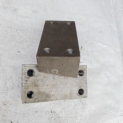 Precision CNC machined towing wheel seat for Komatsu PC120 PC1205 PC1206 excavators with accurate mounting holes for direct installation