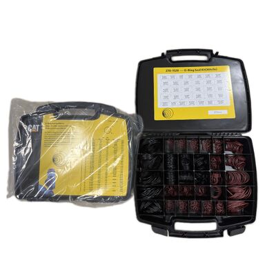 Excavator seals repair seal set with separate grid storage box and printed size chart for easy access and reduced machine downtime