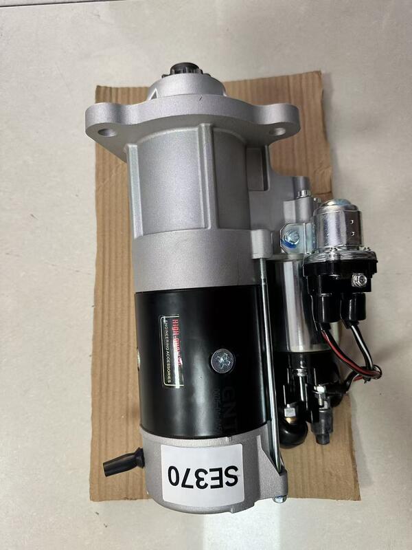 High Torque Starter Motor Assembly Replacement For Shantui SE370 Excavator Engine Starting Motor 24V